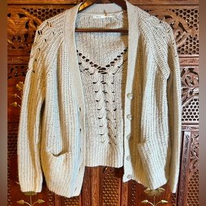 Kimchi blue soft grey cardigan.